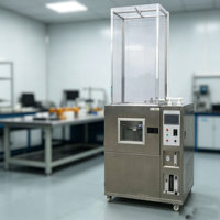 Armoire d'essai de pluie industrielle IPX3 IPX4 IPX5 IPX6 avec fenêtre de visualisation en verre trempé, machine d'essai de laboratoire étanche