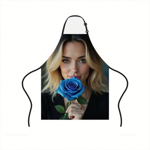 Kitchen <b>Apron</b> Waterproof All Over Full Printing Business Advertising Promotional Gift <b>Gardening</b> Polyester <b>Apron</b> Custom logo - Product Image 2