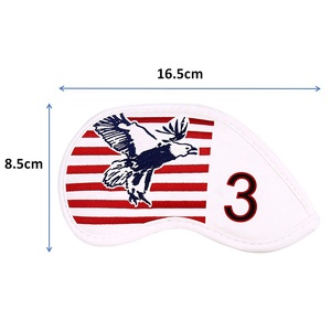 Se Aceptan Pedidos Pequeños: Funda Magnética Personalizada para Cabeza <span class=keywords><strong>de</strong></span> Palo <span class=keywords><strong>de</strong></span> <span class=keywords><strong>Golf</strong></span>, Bordada, <span class=keywords><strong>de</strong></span> Piel Sintética, con el Mejor Bordado OEM - Product Image 2