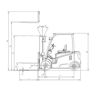 3.5 Ton Lithium Battery Electric Forklift Truck New Energy Industrial Forklift High Efficiency Long Endurance Zero Emission - Product Image 4