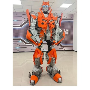 Traje de robot Transformers de venta caliente de fábrica, trajes de robot LED portátiles para andar sobre zancos, para cosplay humano de adultos - Product Image 2