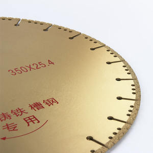 Outils de découpe et de formage en fonte brasée, lames de scie diamantées et disques de coupe en acier inoxydable 350/400 pour métaux - Product Image 2