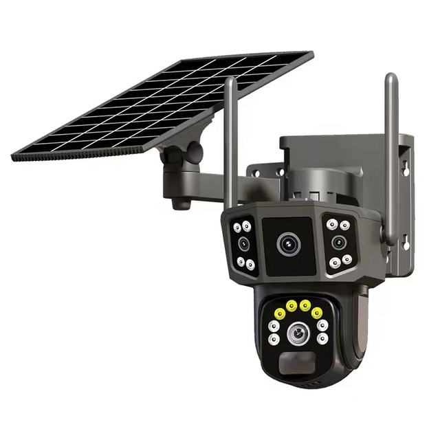 4K Resolution Security Night Vision AI Technology 4G Network Dome Bullet Box Floodlight CMOS SD Memory Card PTZ Solar Camera