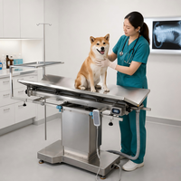 Table d'opération vétérinaire en acier inoxydable XY ACS03 avec élévateur électrique pour chiens, chats et interventions chirurgicales quotidiennes