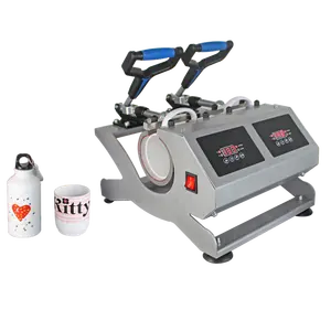 Colorking double work station sublimation mug printing machine mug press heat press machines