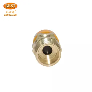 Micro válvula de seguridad con resorte, válvula de descarga de presión, la mejor válvula de seguridad de latón AB311, AB511