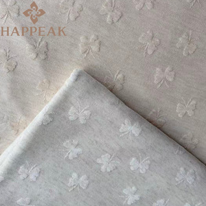 Tela de Punto Jacquard con Lazo de Mariposa HAPPEAK, 95% Rayón, 5% Spandex, Material Elástico para Pijamas, Ropa de Bebé y Vestidos de Mujer - Product Image 2
