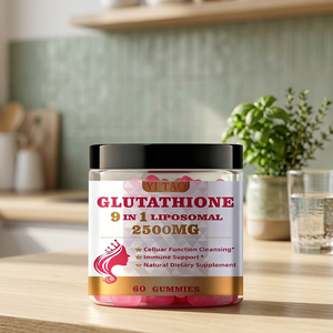 Gummies Glutathione 9-en-1 Glow from Within, marque privée / OEM/ODM |   Formule riche en antioxydants pour une peau plus éclatante et une détoxification - Product Image 1
