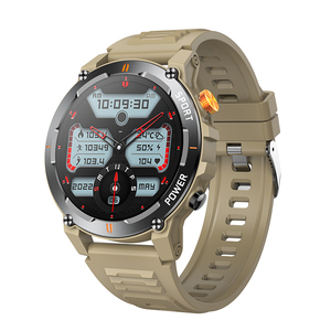 Reloj deportivo HKSF J300 para exteriores con llamadas por Bluetooth, pantalla HD de 1.52 pulgadas, monitor de frecuencia cardíaca, oxígeno en sangre, salud femenina, llamadas por Bluetooth de modo dual, linterna. - Product Image 3