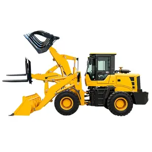 Fast delivery 1 2 3 4 5 ton chinese wheel loader ZL26 Earth-moving Machinery bell cane loader
