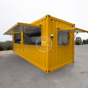 Quiosco de Contenedor Marítimo Moderno Personalizado de Alta Calidad para Cafetería y Restaurante con Cocina - Product Image 2