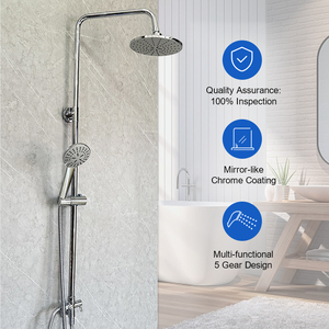 Usine pas cher <span class=keywords><strong>prix</strong></span> haut douche deux fonctions élégant luxe douche ensemble maison <span class=keywords><strong>salle</strong></span> <span class=keywords><strong>de</strong></span> <span class=keywords><strong>bain</strong></span> utiliser <span class=keywords><strong>installation</strong></span> facile - Product Image 2