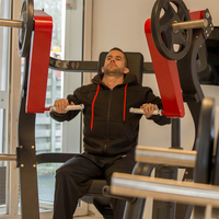 TZFITNESS TZ-6060 Machine de musculation commerciale à plaques de poids en acier pour presse pectorale large, certifiée CE pour l'entraînement de force