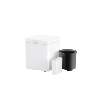 Machine de compostage des déchets alimentaires électrique domestique en acier inoxydable à alimentation par lots, technologie silencieuse, classe A