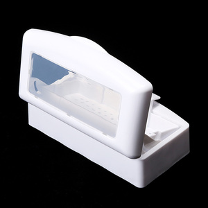Nipper <b>Storage</b> Transparent Cover Sterilization Beauty Tray Manicure Nail <b>Box</b> Art Disinfection Salon <b>Tool</b> Organizer Sterilizer - Product Image 4
