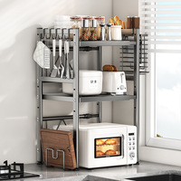 OWNSWING Étagère de rangement pour comptoir de cuisine, support pour micro-ondes et four, libère de l'espace sur le comptoir pour la cuisinière à riz, la cafetière