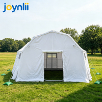 Tente médicale gonflable modulaire personnalisée pour les secours en cas d'urgence, tente d'hôpital de campagne