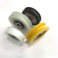 Poulies à rainure en v avec roulement 625zz 6000rs, petite poulie en plastique nylon pour porte et fenêtre, roulement à rouleaux, poulies à rainure en U