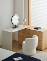 Chaise de maquillage de chambre à coucher de luxe tabouret de maquillage haut de gamme chambre principale tabouret de coiffeuse à dossier Simple tabouret de coiffeuse