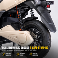 Scooter électrique étanche 1200W Tank 3, démarrage sans clé, GPS antivol, charge rapide 60V72V, cyclomoteur électrique