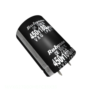 Condensateur canal fabricant 16VXG27000MEFC35X35, aluminium, 27000µF 20% 16V, à clipser, à traverser (TH), 27000 µF - Product Image 1