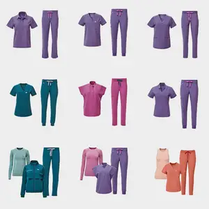 Bestex Private Label Stretch Verpleging Scrubs Uniformen Sets Verpleegkundige Uniformes Medici Fabrikanten Quirurgico Hospit Scrub Jas