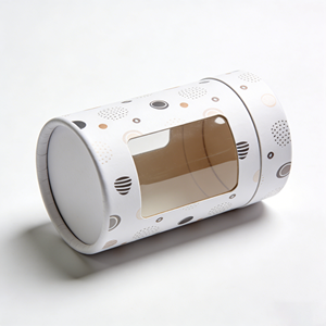 Caja de Tubo Redonda de Papel Kraft para Té/Té Suelto/Café, Ecológica, Cilíndrica, de 250g, Tamaño Personalizado, Grande - Product Image 4