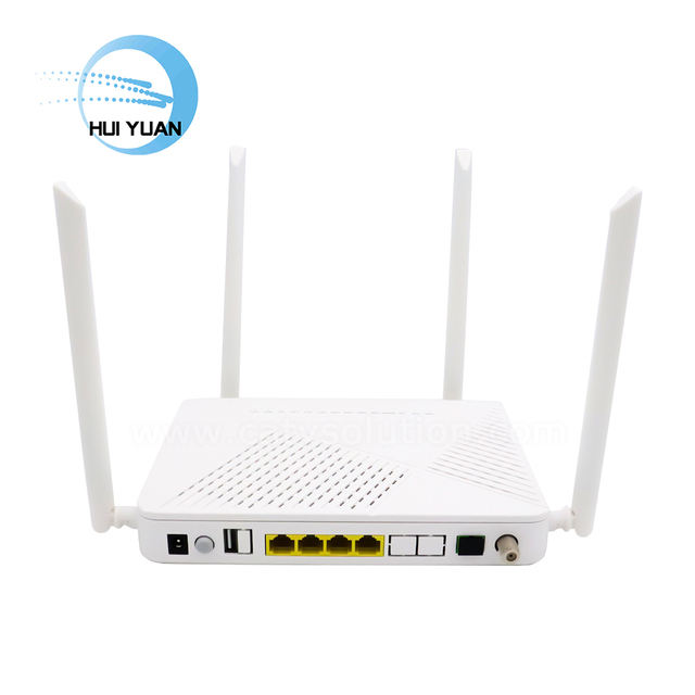 GPON EPON ONU with 4GE 4 WIFI CATV USB Port High Power