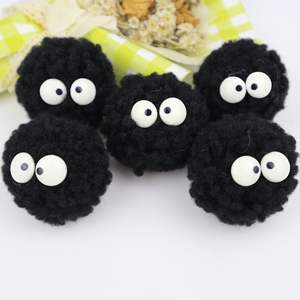 Venta al por mayor de <span class=keywords><strong>Ojos</strong></span> de resina de 12mm y 14mm para DIY juguete medio Animal ojo azulejos para títere Amigurumi oso de peluche ganchillo muñeco de plástico - Product Image 6