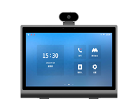 Téléphone VoIP utilisé dans les bureaux résidentiels, vidéoconférence 10,1 pouces, sans fil, Wifi, POE, sans fil, Android, téléphone de bureau SIP