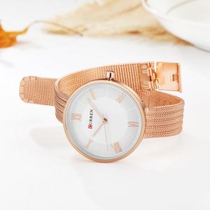 Montre à quartz en alliage pour femme, style sport et affaires, cadran en verre, aiguilles, bracelet en acier inoxydable, étanche 3 BAR - Product Image 2