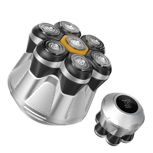 Komingdon Afeitadora Eléctrica Giratoria Recargable de 7 Cuchillas para Cabeza Calva con Pantalla LED, Máquina de Afeitar Impermeable para Uso en Húmedo y Seco para Hombres - Product Image 1