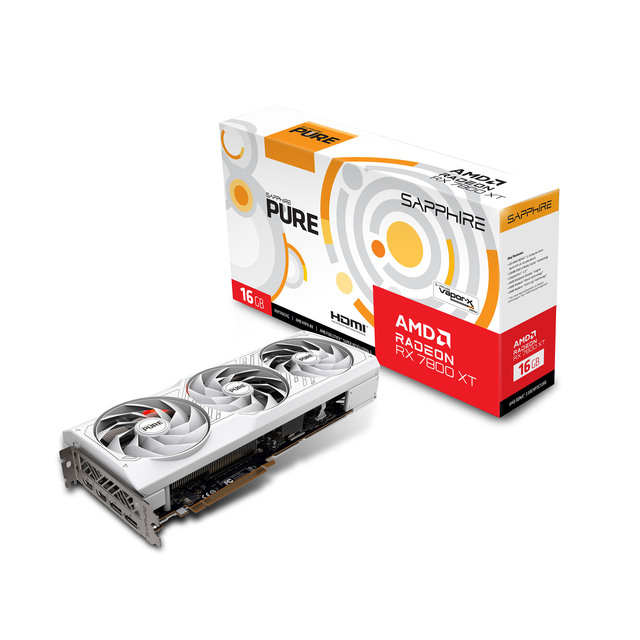 New Stock Sapphire PURE AMD Radeon RX 7800 XT 16GB OC Gaming Graphics Card GPU Rx 7800xt
