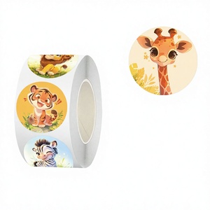Paquete de 500 Pegatinas de Papel Ecológico con Dibujos Animados, Lindas y Motivadoras, para Diarios, Recompensas, Regalos, Decoración Escolar - Product Image 4
