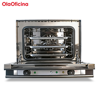 Four à convection OLA OFICINA BOV-3A avec commande par bouton, thermostat réglable de 0 à 300, protection contre la surchauffe, à poser au sol, pour boulangerie