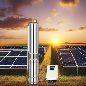 Kit completo bomba de agua solar sumergible de pozo profundo de acero inoxidable para riego agrícola - Product Image 1