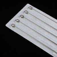 Aiguilles de tatouage permanentes M1 7,5 mm - Diamètre 0,25 mm et 0,30 mm, 50 pièces/boîte pour sourcils et art corporel - Acier inoxydable 316