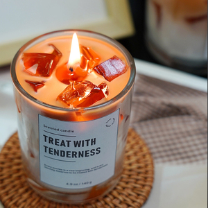 Candela Profumata Creativa in Cera di Soia Senza Fumo, Aroma Originale di Caffè Latte Ghiacciato, Decorazione per la Casa - Product Image 5