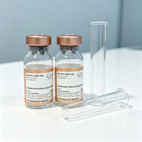 Étiquettes personnalisées pour flacons pharmaceutiques, autocollants étanches à marque privée, logo OEM personnalisé pour flacons en verre médicaux