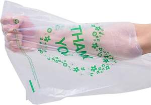 Tamaño de supermercado Blanco 0.48mil HDPE Bolsas de agradecimiento Venta directa de fábrica para comestibles Venta al por menor Tipo de plástico PE - Product Image 2