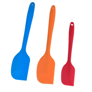 <b>Silicone</b> Spatula All In One 21 5cm Heat Resistant For <b>Baking</b> Cake Milk Oil Jam Fruit Spreader Dishwasher Safe - Product Image 2