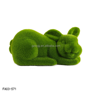 人工モスアニマルウサギパークウェディングショッピングモール窓装飾屋外屋内草植物装飾 - Product Image 6