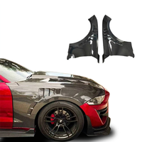 Nouveaux garde-boue perforés en fibre de carbone modifiés pour Mustang Mach-E 2021-2023, taille 170x145x40, noirs, légers, haute dureté