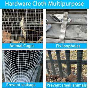 Galvanizli kaynaklı demir çelik tel örgü çit Meshes rulo tavşan tavuk horoz kafesleri kağıt rulosu kafes tavşan çit - Product Image 3