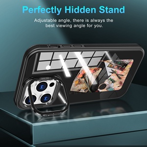 Quà Tặng Mới Lạ Hiển Thị Tự Làm Hình Ảnh Trường Hợp NFC E Ink Màn Hình Hiển Thị Điện Thoại Thông Minh Trường Hợp Đối Với iPhone 16 15 14 13 Pro Max - Product Image 5