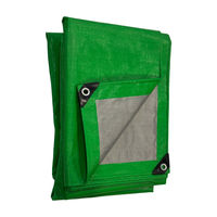 Bâche PE tissée industrielle 150g/m² pour extérieur, toile d'ombrage imperméable et résistante à la pluie pour jardin, abri pour animaux, agriculture