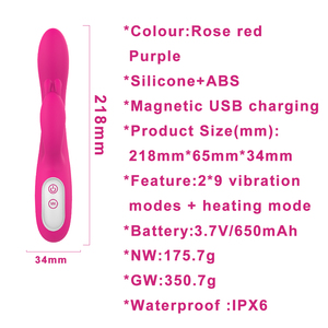 Bestmoon Women <span class=keywords><strong>Sex</strong></span> Toys impermeabile in Silicone sicuro Dildo coniglio vibratore ricaricabile Vagina clitorideo G Spot vibratore - Product Image 5