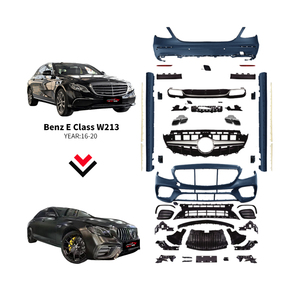 Bộ body <span class=keywords><strong>kit</strong></span> nâng cấp cản trước xe W213 kiểu dáng E63 <span class=keywords><strong>AMG</strong></span>, dành cho Mercedes E-Class W213 đời 2016-2020, độ lại kiểu dáng xe hơi - Product Image 1
