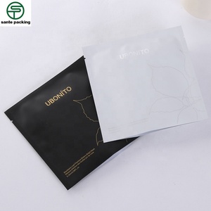 Sachet personnalisé refermable en aluminium recyclable pour masque facial, lotion et produits cosmétiques de soin de la peau - Product Image 1