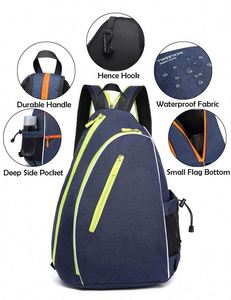 Échantillon gratuit : Sac de sport étanche pour raquettes de badminton, tennis, pickleball, pour femmes et hommes - Product Image 4